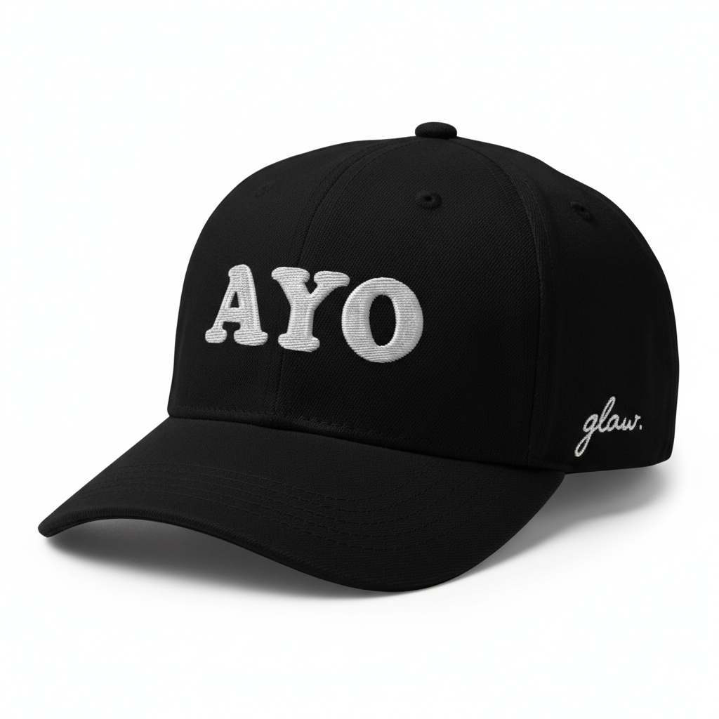 Casquette AYO avec glaw côté droit